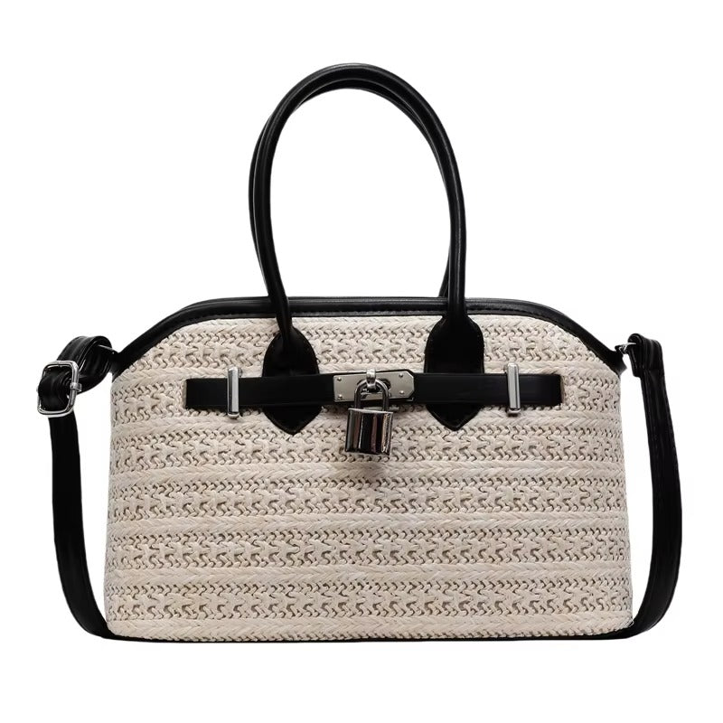 Straw Crossbody Bag