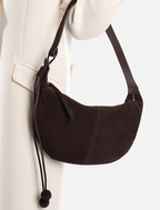 Half Moon Suede - Dark Brown