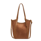 Luna Suede Bucket - Camel Brown