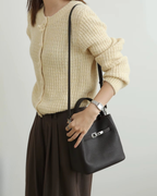Muse Bucket Crossbody - Dark Brown