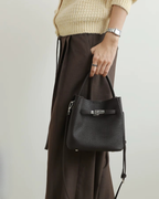 Muse Bucket Crossbody - Dark Brown