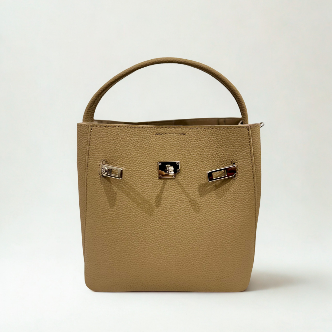 Muse Bucket Crossbody - Beige