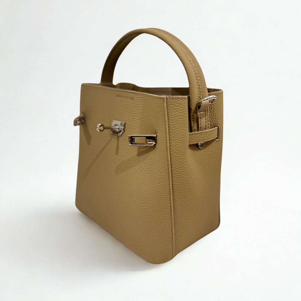 Muse Bucket Crossbody - Beige