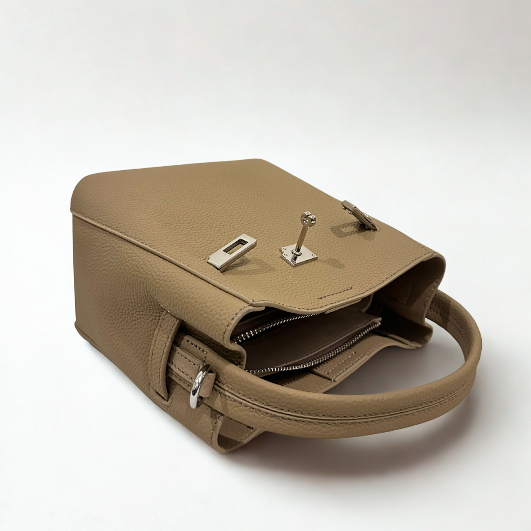 Muse Bucket Crossbody - Beige