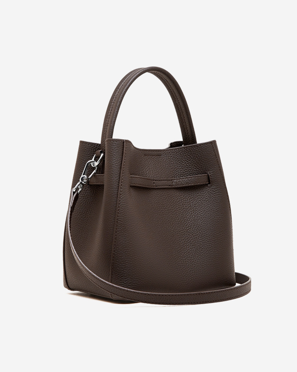Muse Bucket Crossbody - Dark Brown