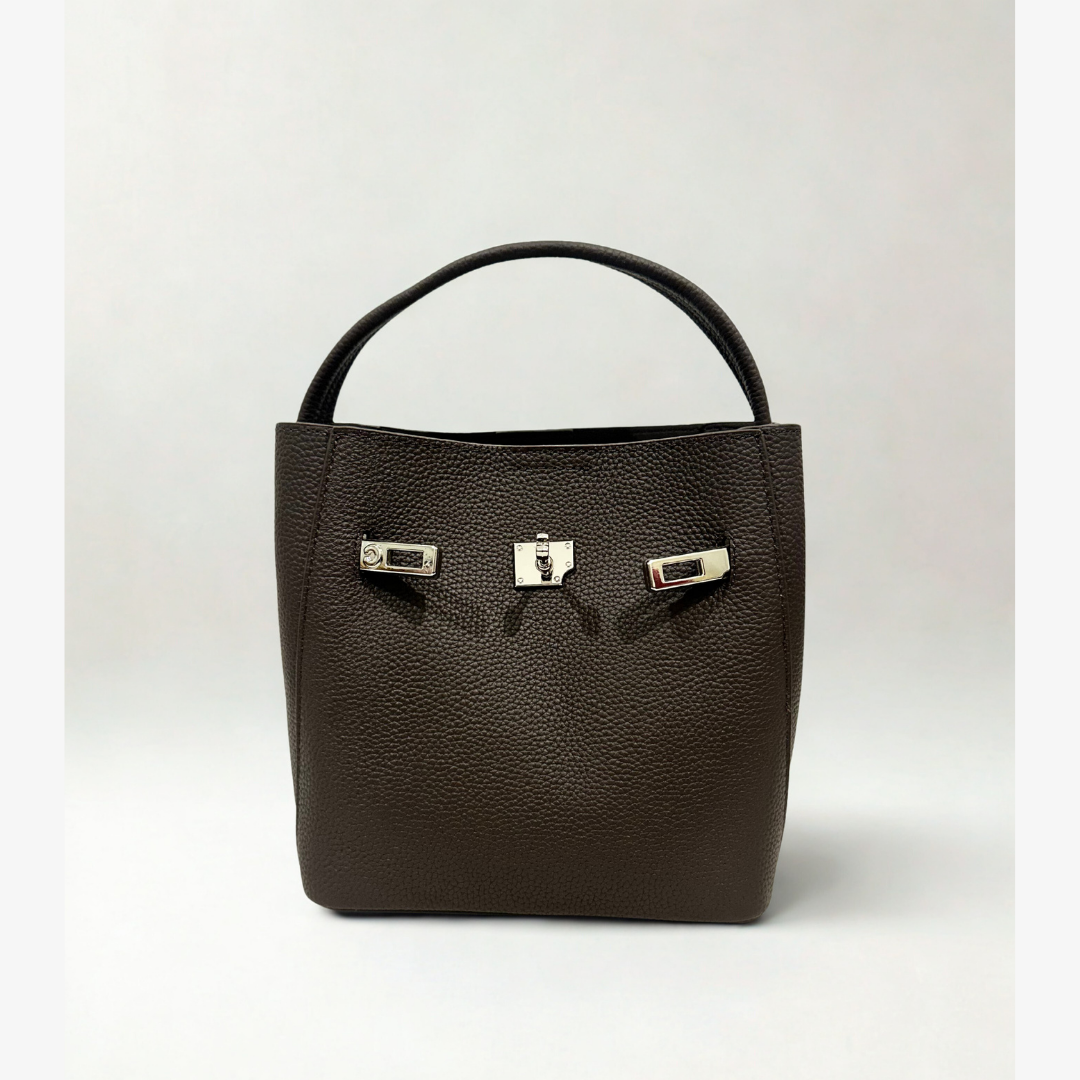 Muse Bucket Crossbody - Dark Brown