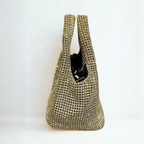 Lumière Rhinestone Clutch - Gold