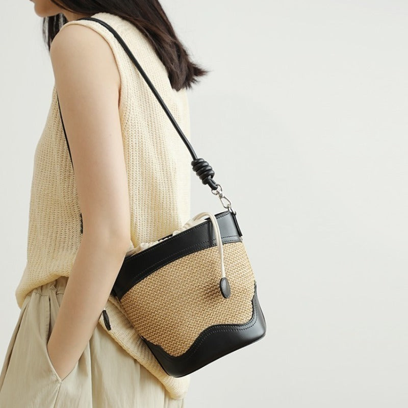 Straw Shoulder Bag
