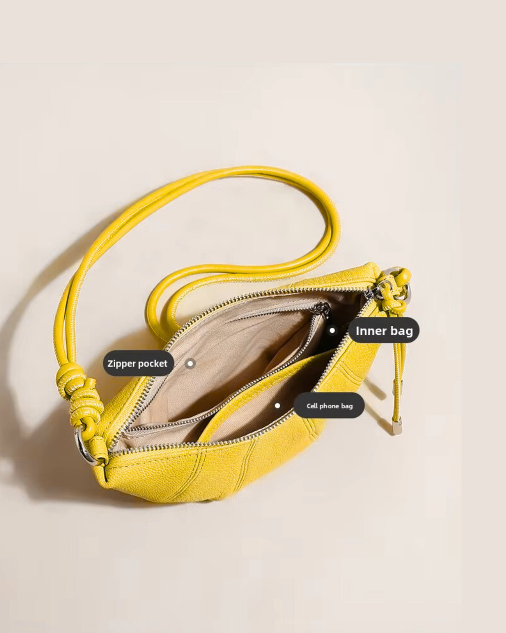 Croissant crossbody