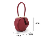 Dumpling Bag - Burgundy