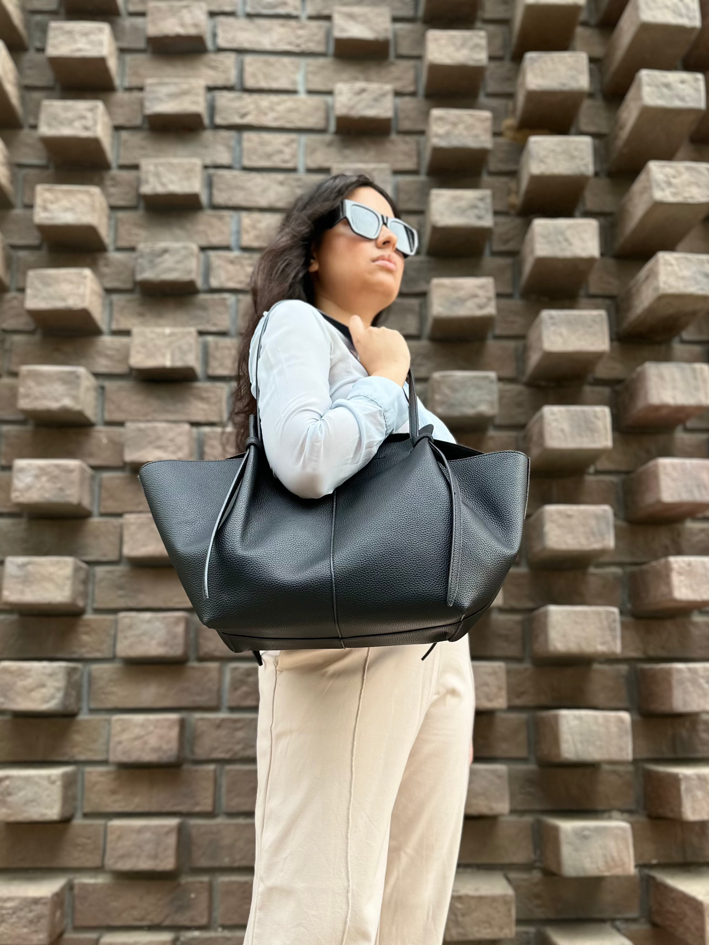 Palmera Leather Tote