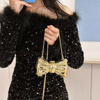 Bow Crossbody - Gold