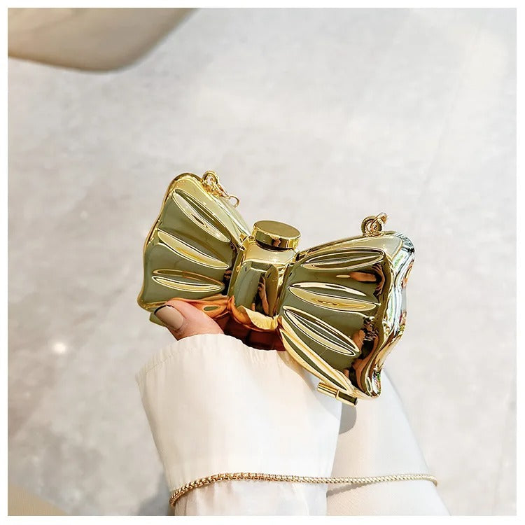 Bow Crossbody - Gold