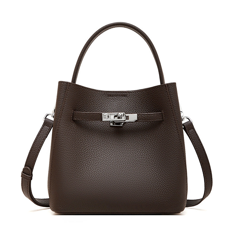 Muse Bucket Crossbody - Dark Brown