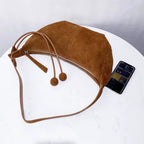 Half Moon Suede - Camel Brown