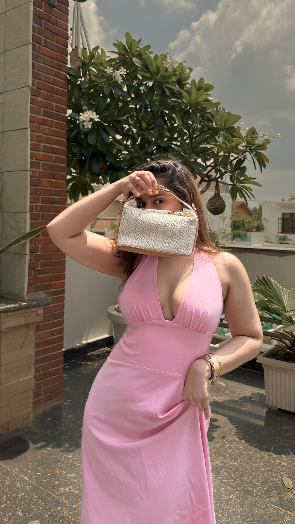 Rattan Mini Crossbody Bag