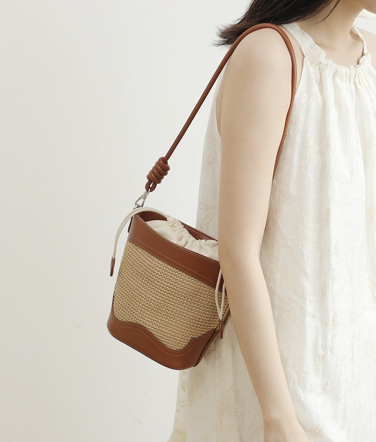 Straw Shoulder Bag