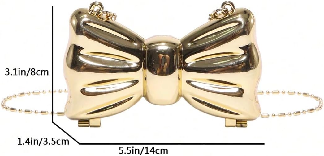 Bow Crossbody - Gold