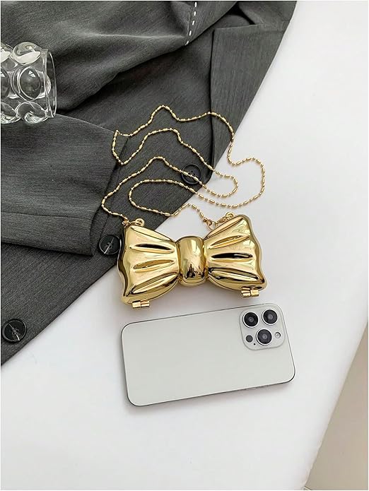 Bow Crossbody - Gold