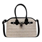 Straw Crossbody Bag