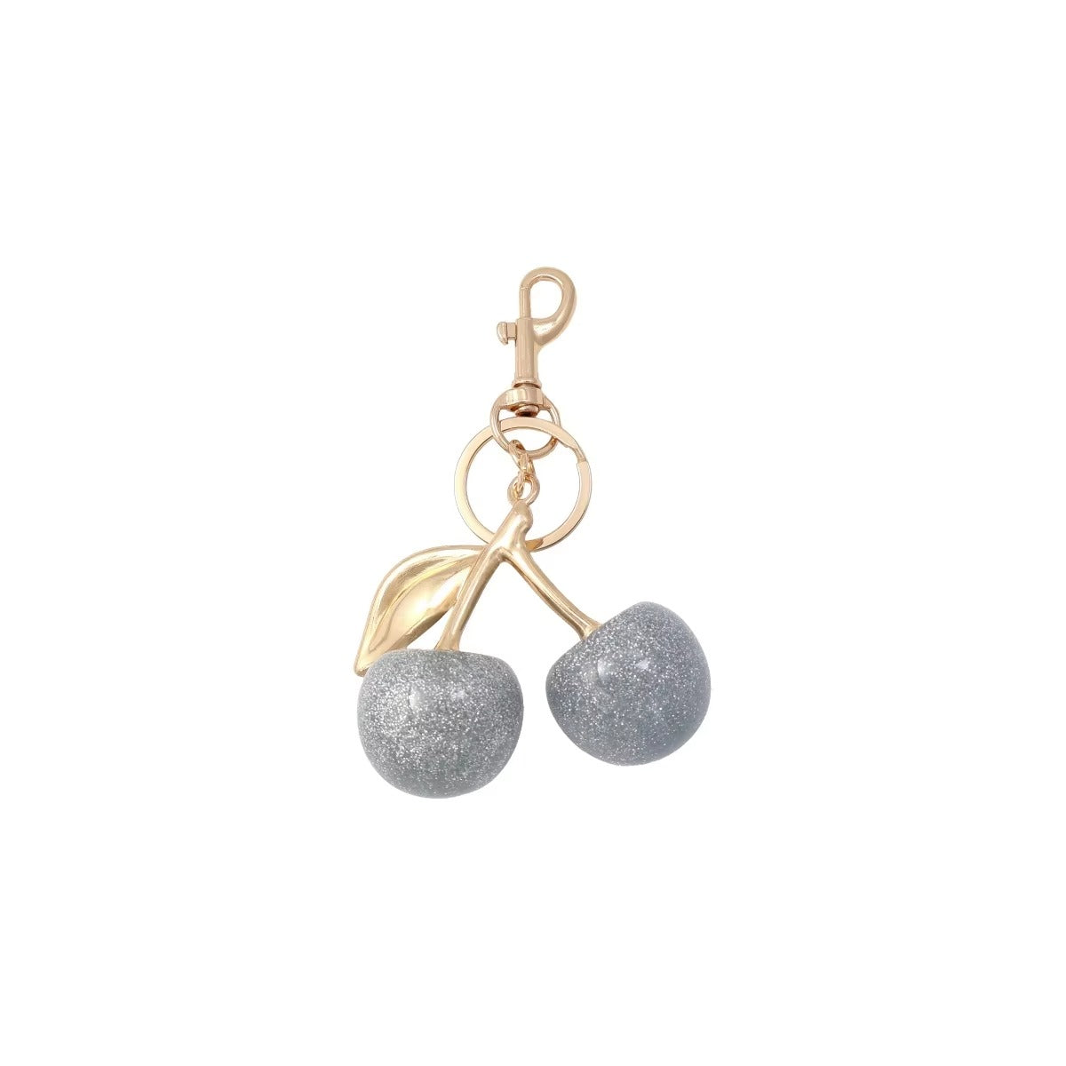 Cherry Bag Charm - Silver